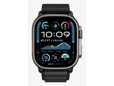 Spigen WBF1-rem til Apple Watch 6/7/8/9/10/11/SE/SE 3/Ultra 1/Ultra 2/Ultra 3 44/45/46/49 mm svart