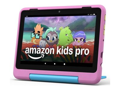Amazon Fire HD 8 Kids Pro - 12. generasjon - tablet - 32 GB - 8" IPS (1280 x 800) - microSD-spor - jungle cat