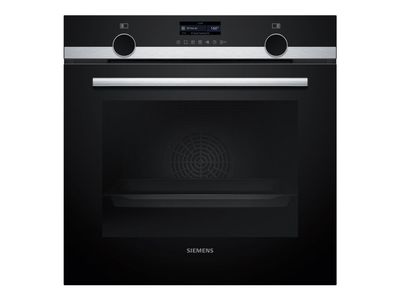 Siemens iQ500 HB579GBR3 - Ovn - innebygd - fordypning - bredde: 56 cm - dybde: 55 cm - høyde: 58.5 cm - med selvrens - Klasse A+ - rustfritt stål