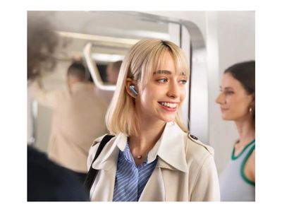 Anker Soundcore Liberty 4 Pro - True wireless-hodetelefoner med mikrofon - i øret - Bluetooth - aktiv støydemping - lys blå