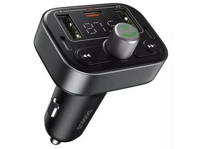 Baseus SUP0003754, Digital, FM, 87,5 - 108 MHz, LED, Bluetooth, Cigarr tändare