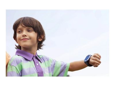 Mibro Kids Z5 - Smartklokke med stropp - håndleddstørrelse: up to 247.4 mm - display 1.69" - 128 MB - Wi-Fi, Bluetooth, LTE - 4G - 2 megapiksel kam...