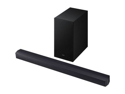 Samsung HW-B450F - B-Series - soundbar - för tv - 2.1-kanals - trådlös - Bluetooth - 2-vägs - titansvart