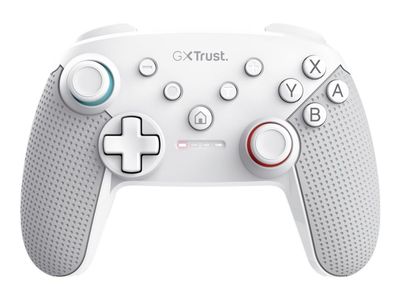 Trust GXT 1246w Muta - Spelkontroll - 15 knappar - trådlös - Bluetooth - vit - för Nintendo Switch, Nintendo Switch Lite, Nintendo Switch OLED