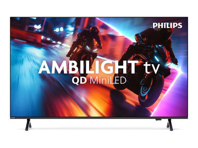 Philips 65MLED910 - 65" Diagonal klass LED-bakgrundsbelyst LCD-TV - QLED - Smart TV - TITAN OS - 4K UHD (2160p) 3840 x 2160 - HDR - Quantum Dot, Mi...