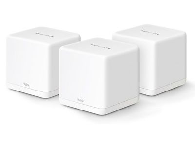 Mercusys HALO H1500X, Hvit, Innvendig lys, Mesh system, 550 m², Dobbelbånd (2.4 GHz / 5 GHz), Wi-Fi 6 (802.11ax)