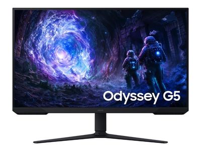 Samsung Odyssey G5 S32FG510EU - G5F1 Series - LED-skjerm - gaming - 32" - 2560 x 1440 QHD @ 180 Hz - VA - 300 cd/m² - 3000:1 - HDR10 - 1 ms - 2xHDM...