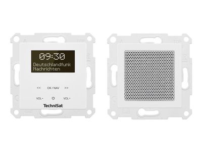 TechniSat DigitRadio UP 55 - DAB-radio - 2 x 2 watt - hvit