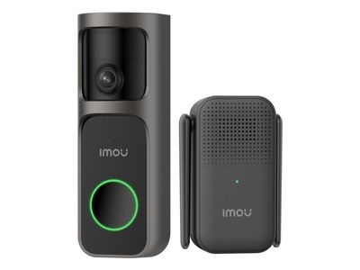 Imou DB-3EP-4M0W/DS3, Svart, Hem, Vägg, MicroSD (TransFlash), 512 GB, H.265