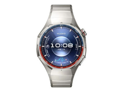Huawei Watch GT 6 Pro - 46 mm - titanium alloy - smartklokke med stropp - titan - sølv - håndleddstørrelse: 140-210 mm - display 1.47" - Bluetooth ...