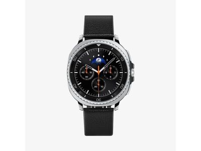 Spigen Enzo, Band, SmartWatch, Svart, Samsung, Watch 8 (40/44 mm)/Watch 8 Classic (46mm), Äkta läder