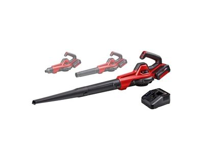 Einhell GE-UB 18/250 Li E 1x4.0Ah Akku 3433560 Akku-Geblaese Laubbläser inkl. Akku inkl, Handgräsklippare, 250 km/t, 120 m³/h, N, Y, Svart, Röd, 94 dB