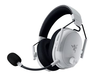 Razer BlackShark V3 Pro - Headset - 7.1.4 kanal - fullstorlek - Bluetooth/radiofrekvens 2,4 GHz - trådlös, kabelansluten - aktiv brusradering - 3,5...
