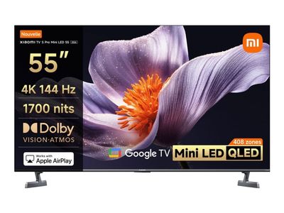 Xiaomi S Pro 2026 - 55" Diagonalklasse LED-bakgrunnsbelyst LCD TV - QD-Mini LED - Smart TV - Google TV - 4K UHD (2160p) 3840 x 2160 - HDR - Mini-LE...