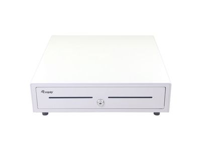 Equip 351011, Manuell og automatisk pengeskuff, Metall, Hvit, Plast, DC, 12 V
