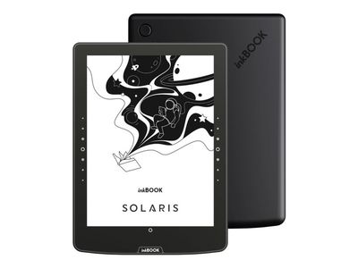 inkBOOK Solaris - eBook-leser - inkBOOK OS - 32 GB - 6" monokrom E Ink Carta EPD (1024 x 758) - berøringsskjerm - Wi-Fi, Bluetooth - svart