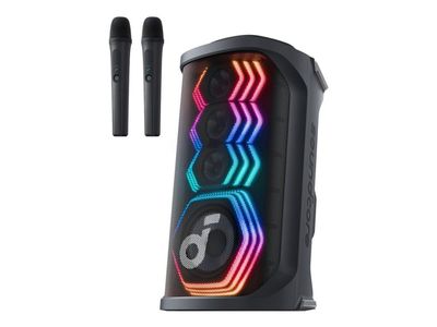 Soundcore Rave 3S - Partyhögtalare - för bärbar användning - trådlös - Bluetooth - Appkontrollerad - 200 Watt - 2-vägs