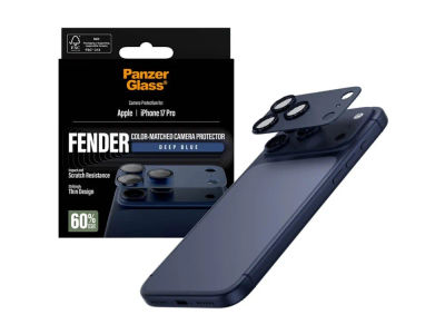 PanzerGlass FENDER - Linsebeskytter for mobiltelefon - mørkeblå - for Apple iPhone 17 Pro