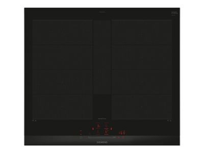 Siemens extraKlasse iQ700 EX675HYC1M - Induksjonskomfyrtopp - 4 plater - Nisje - bredde: 56 cm - dybde: 49 cm - stålramme - svart