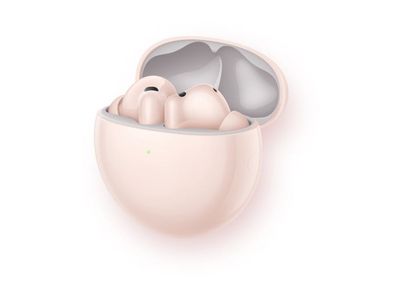 Huawei FreeBuds 7i - True wireless-hörlurar med mikrofon - inuti örat - Bluetooth - aktiv brusradering - rosa