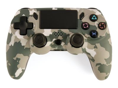 GEMBIRD JPD-PS4BT-01-CM - Spelkontroll - trådlös - 2.4 GHz/Bluetooth - kamouflagefärgad - för Sony PlayStation 4, PC
