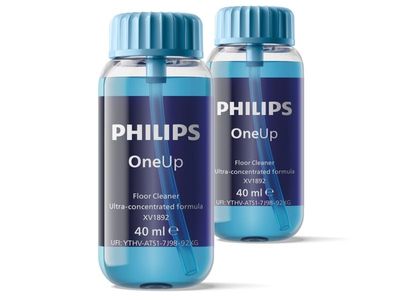 Philips OneUp ultrakoncentrerad golvrengöring, Skaftdammsugare, Blå, 40 ml, Liquid (concentrate), Philips OneUp, 30 mm