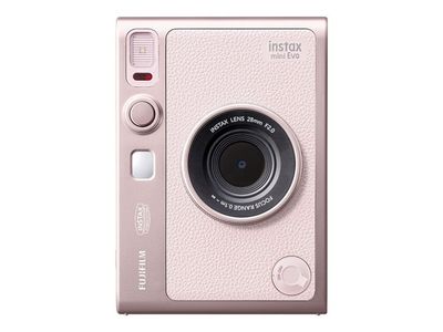 Fujifilm Instax mini Evo - Digitalkamera - kompakt med omedelbar fotoskrivare - Bluetooth - gentle rose