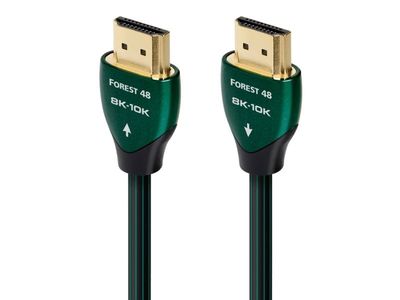 AudioQuest Forest 48, 2 m, HDMI Type A (Standard), 3 x HDMI Type A (Standard), Sort, Grønn