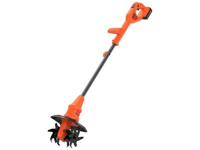 Black & Decker BETL1820L-QW, Elektrisk minijordfräs, 16 cm, Orange, Batteri, 18 V, Litium-Ion (Li-Ion)