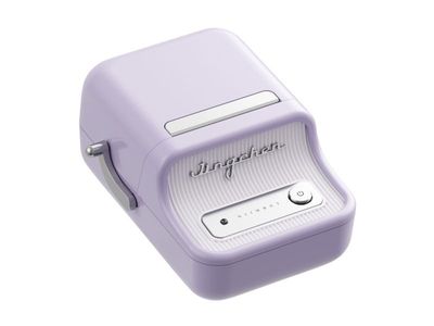 Niimbot B21 Pro bærbar etikettprinter (lilla)