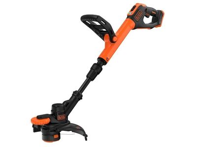 Black & Decker BCST918D1-QW, Grästrimmer, 28 cm, D-format handtag, Svart, Orange, Batteri, 18 V
