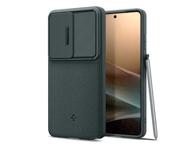 Spigen etui Optik Armor til Samsung Galaxy S26 Ultra - grønn