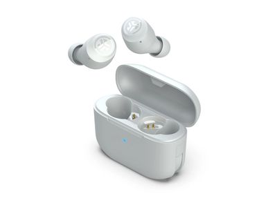 JLab Audio Go Air POP - True wireless-hörlurar med mikrofon - inuti örat - Bluetooth - vit