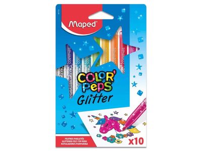 Maped Color’Peps 847110, Medium, 10 farger, Svart, Rosa, Blå, Grønn, Oransje, Rød, Fiolett, Gult, Projektil spiss, 2,8 mm, 10 stykker