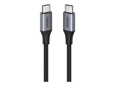 Ugreen - USB-kabel - USB-C (hane) till USB-C (hane) - USB 2.0 - 48 V - 5 A - 2 m - USB Power Delivery 3.1 (240W)