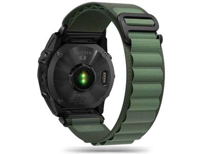 Tech-Protect rem til GARMIN FENIX 5 / 6 / 6 PRO / 7 Tech-Protect nylon grønn