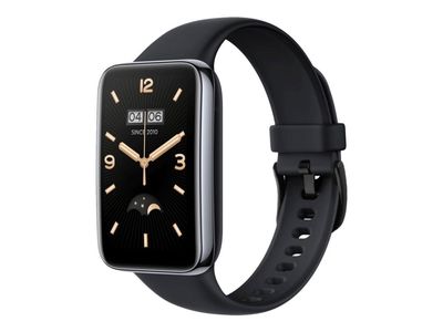 FAST Silikonstropp Silikonstropp for Xiaomi Mi Smart Band 7 Pro juoda