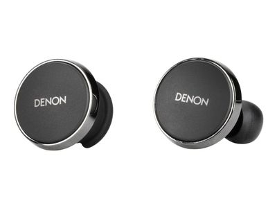 Denon PerL Pro - True wireless-hörlurar med mikrofon - öronknopp - Bluetooth - aktiv brusradering - svart