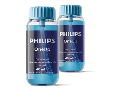 Philips OneUp tiivistetty lattianpuhdistusaine, Puhdistusneste, Sauvaimuri, Sininen, 40 ml, Liquid (concentrate), Philips OneUp