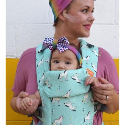 Beco Baby Gemini Baby Carrier - Unicorn Magic Mint