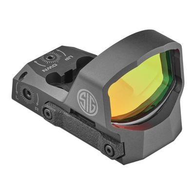 SIG SAUER Romeo3 XL 1x35mm Red Dot Sight 6 MOA Dot Reticle Aircraft Grade Aluminum Black SOR32004