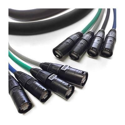 FLEXYGY FLEX4 Rugged 4-Channel Cat5E Snake Cable (10') 404CAT5E-4EE-010BLA