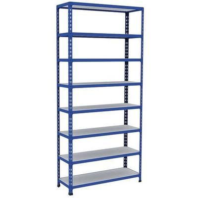 rayonnage d'archives rapid 2 1980x915x305 8 tab metal bleu