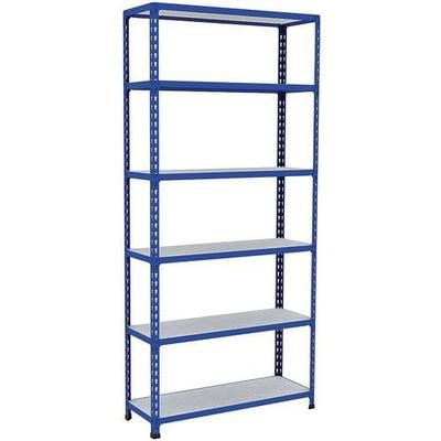 rayonnage d'archives rapid 2 1980x915x305 6 tab metal bleu