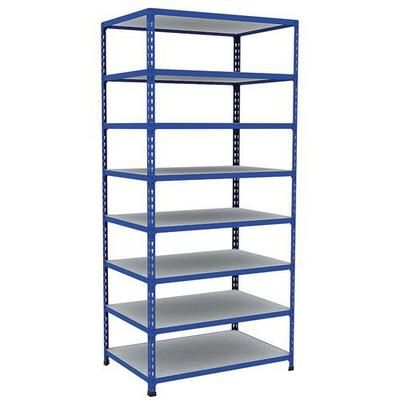 rayonnage d'archives rapid 2 1980x915x610 8 tab metal bleu
