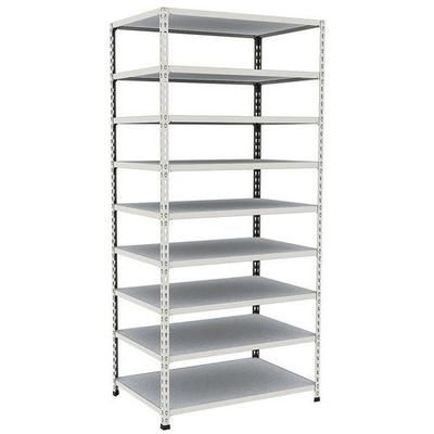 rayonnage d'archives rapid 2 1980x915x610 9 tab metal gris