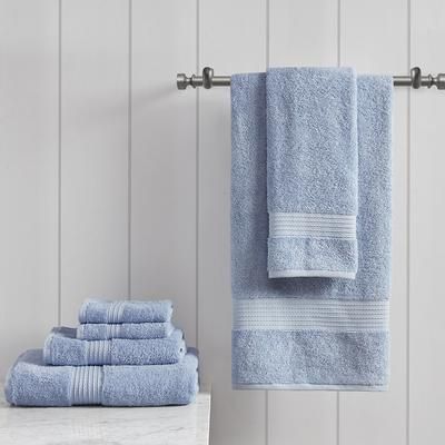 Madison Park Organic 6-Pc Organic Cotton Towel Set - Olliix MP73-6181