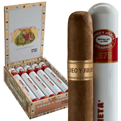 Romeo y Julieta 1875 Reserve Churchill Sumatra Tubos - Box of 10
