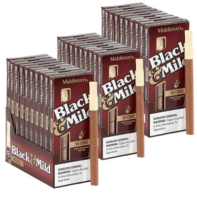 Black & Mild Wine Cigarillo Natural 2-Fer - Pack of 150