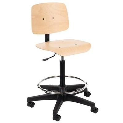 Siège D'atelier Assise Bois Ass H Min:53 Cm Ass H Max:78 Cm - Sokoa